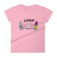 JUMP TIMELINES (Women's Fashion Fit Tee)