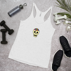 RAINBOW BRAINSKULL (Women's Racerback Tank)