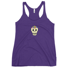 RAINBOW BRAINSKULL (Women's Racerback Tank)