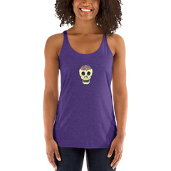 RAINBOW BRAINSKULL (Women's Racerback Tank)