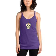 RAINBOW BRAINSKULL (Women's Racerback Tank)